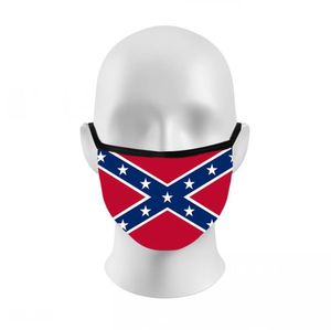 Mississippi vlag masker outdoor zomer anti stof ademend sport gezicht masker Trump verkiezing vlag 3D-gedrukte mond cover masks ljjo8212