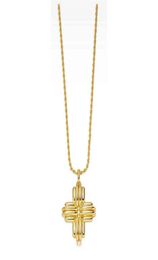 Collier de mode Missoma Gold Light Luxury Platage 18K Couleur en or Pratte Prulant chaîne 230F1590884