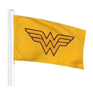 Missone Wonder Woman Woondecoratie Vlaggen 3x5ft Banners 100D Polyester 150x90 cm Hoge Kwaliteit Levendige Kleur Met Twee Grommets