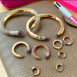 Missvikki Original Mix Match empilable bracelets anneaux pour femmes mariée mariage crayon Bracelet ouvert Bracelet Dubai fête bijoux 240307