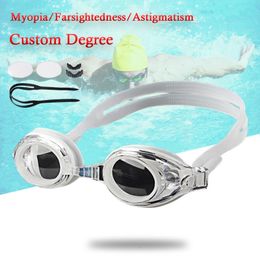 Mistad Myopia Myopia Swimsuit impermeable gafas de buceo gafas deportivas Visión/astrología Grado personalizado 240430