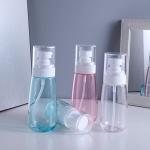 Mist spuitfles plastic reizen navulbare transparante airless pomp parfum pocket fles individueel pakket 30ml l 60ml 80ml 100ml