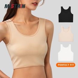 MISSCHIN Corset Tanktop Women Sportwear Body Shaperwear Slimming Vest ondergoed Borst Borst Binder Posture Corrector Shaper BR 240420