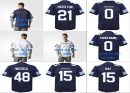 Mit 2018 Nuovo stile Toronto Argonauts 15 Ricky Ray 48 Bear Woods 21 Hazelton Uomo Donna Gioventù 100 Calcio personalizzato cucito 6365415