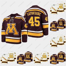 Mit 2021 Tournoi B1G vintage Jack LaFontaine Jersey Minnesota Golden Gophers Noah Weber Matt Staudacher Jared Moe Sampo Ranta Ben Meyers