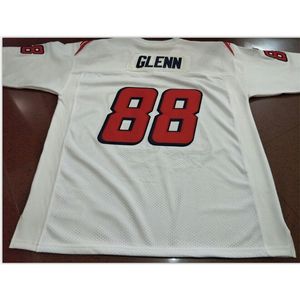 MIT aangepaste mannen jeugd vrouwen vintage #88 Terry Glenn Game gedragen retro jersey 1999 voetbalshirt maat s-4XL of aangepaste naam of nummertrui
