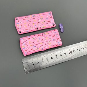 MiT Et donut Money Clip couteau CNC Aviation Aluminium militaire équipement tactique combat Camping en plein air défense poche EDC outils pièces de couteau