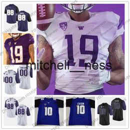 Mit8 2019 New Washington Huskies #2 Aaron Fuller 3 Elijah Molden 5 Andre Baccellia 20 Ty Jones 21 Quinten Pounds NCAA Rose Bowl Jerseys