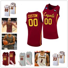 Mit88 2022 College Custom Chicago Loyola Ramblers Basketball Maillot cousu 4 BRADEN NORRIS 5 KEITH CLEMONS 10 TOM WELCH 12MARQUISE KENNEDY 13 RYAN