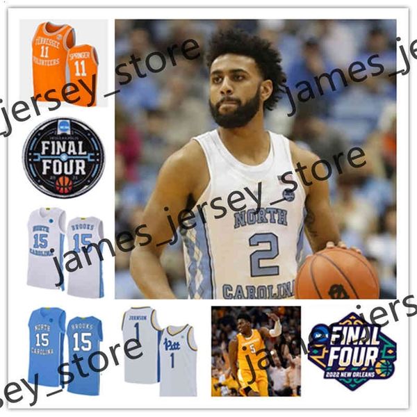 MIT88 2022 College Tennessee Voluntarios Jersey de baloncesto 5 Almirante Schofield Carolina del Norte Tar Heels 2 Coby White 5 Nassir Little Pittsburgh