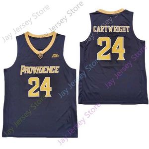 Mitch 2020 Nieuwe NCAA Providence Friars Jerseys Cartwright College Basketball Jersey Black Size jeugd volwassene allemaal gestikt