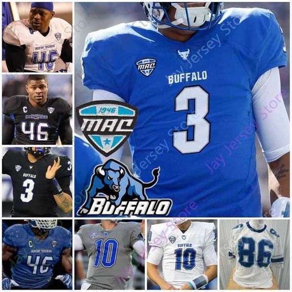 Mitch Buffalo Football Jersey NCAA College Khalil Kyle Vantrease Jaret Patterson Kevin Marks Antonio Nunn Taylor Riggins Koonce Myers Mack