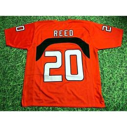 Mitch Custom Football Jersey Hommes Jeunes Femmes Vintage 20 ED REED CUSTOM UNIVERSITY OF O THE U Rare High School Taille S-6XL ou tout maillot avec nom et numéro