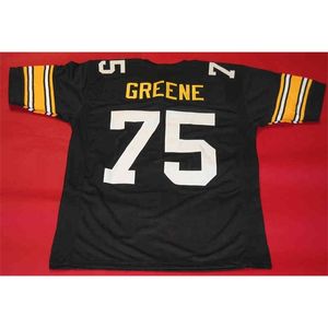 Mitch Custom Football Jersey Mannen Jeugd Vrouwen Vintage Joe Greene Zeldzame Middelbare school Size S-6XL of Any Name and Number Jerseys