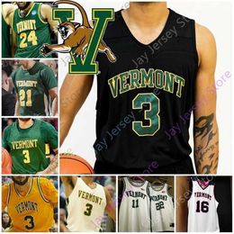 Mitch UVM Vermont Catamounts Basketball Jersey NCAA College Lamb Davis Duncan Stef Smith Duncan Aaron Deloney Duncan Demuth Daniel Giddens Patella