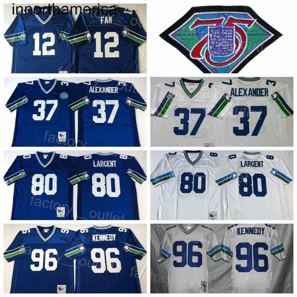 Mitchell Y Ness Football 1945 Throwback 80 Steve Largent Jersey 75th