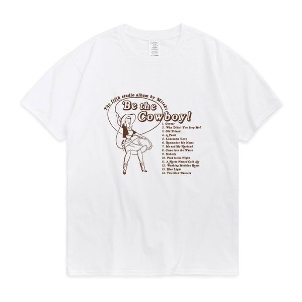 Mitski Bury Me At Makeout Creek T-shirt Artiste musical Indie Mitski Be The Cowboy Premium T-Shirt Hommes Femmes Hip Hop Mode Tees 220708