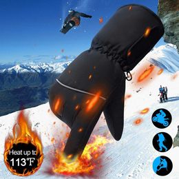 Mitaines moto gants chauffants hiver chaud AntiCold ski étanche chauffage thermique sport accessoires 230828