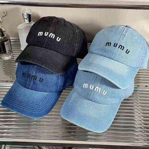 MIU Denim casquette de Baseball camionneur chapeaux femmes hommes réglable adulte été casquettes de relance Hip Hop casquette