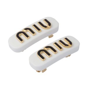 miu brief haarspeld vrouwen zijpony clip haarspeld veerclip nieuwe high-end haaraccessoires niche temperament druk haarhoofd