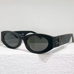 MIu lunettes de soleil logo haute qualité ins lunettes de soleil plaque haute qualité anti rayonnement personnalité rétro UV400