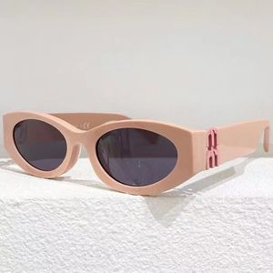 Miu lunettes de soleil cadre ovale miuT08w lunettes de soleil résistant aux radiations panneau de lunettes rétro personnalisé avec une valeur d'apparence élevée avancée