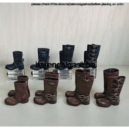 MIUI Designer LM Punk Street Style Boots Brand de mode Automne et Couleur de frottement hiver