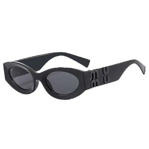 Lunettes de soleil de créateur MIUI pour femmes SMU11WS, petites lunettes œil de chat à monture ronde avec boîte d'origine MUI