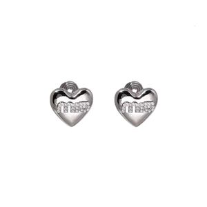 Miui oorbellen ontwerper vrouwen originele kwaliteit charme driedimensionale liefde oorbellen diamant ingelegde oorbellen voor vrouwelijke lichte luxe en coole oorbellen