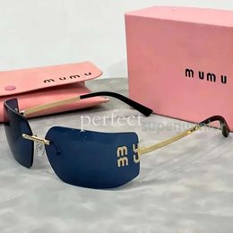 MIUI SUNGLASSES DESCRIRES LOCES SUN LOCESSES DE SUMPRESSES FRAITS OVAL LEMULES DE SOINDE DE haute qualité pour femmes Loyaux polarisés pour hommes Mentes Retro Luxury Eyeglass 401