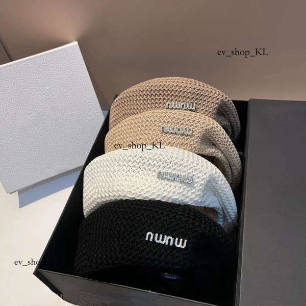 MIUI TOP Luxury Berets Mui Mui Lunettes de soleil Chapeau de seau Caple d'automne de printemps en gros