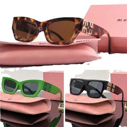 Miuity Miu lunettes de soleil design pour femmes hommes lunettes de soleil de plage jambes en métal Mu lettre Design SMU09WS SMU11WS lunettes
