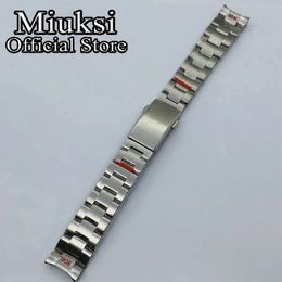 MIUKSI 20mm 904L Bracelet en acier inoxydable solide Bracelet Watch Fits MIUKSI 36 mm / 39 mm / 40 mm Case 240320
