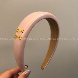 Miumi Morandi kleur hoofdband ontwerper lieve en schattige hoog plafond temperament veelzijdige hoofdband haaraccessoires