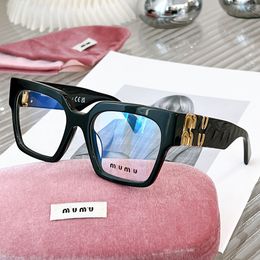 Miumius lunettes de soleil dames designer grand cadre écaille plaque lunettes hommes sport protection UV lunettes de soleil