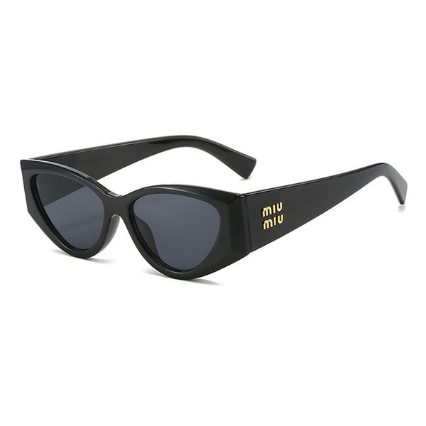 Site officiel des lunettes de soleil miumius SMU06Y Lunettes de qualité supérieure 1:1 de luxe en feuille d'acétate Miui Miui Lunettes de soleil rectangulaires de protection UVA / UVB