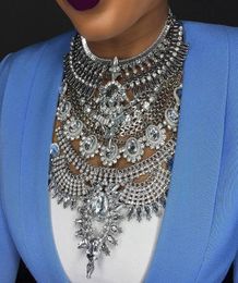 Miwens 2019 Collar Za kettingen Hangers Vintage Crystal Maxi Choker Statement Silver Collier Necklace Boho Women Sieraden 70015800157