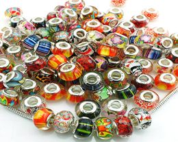 Mix Mode Handgemaakte Lampwork Big Hole Kralen DIY Europese Merk Armbanden Losse Kralen Sieraden Accessoires8550996