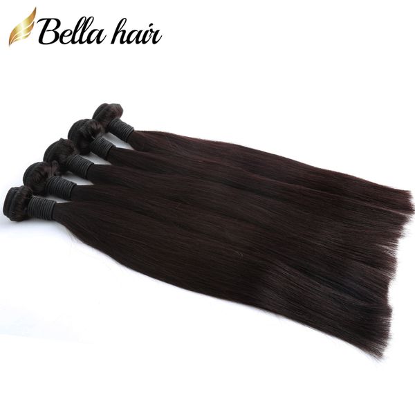 8 30 5 piezas tramas de cabello humano virgen indio extensiones de cabello liso tejido de color natural doble trama al por mayor bellahair