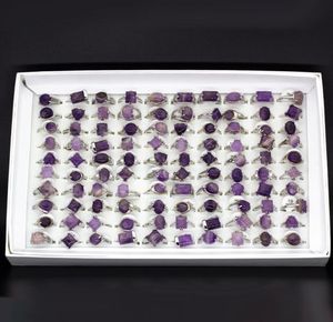 Mix Lot Women Rings Natural Stone Rings for Natural Stone Collection Lovers 20 PCS Hele Party Gift5800683