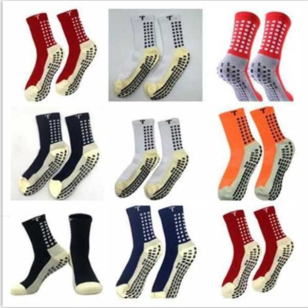 Mezclas de fútbol de ventas de pedidos Fútbol Nonslip Trusox Calidad de fútbol Calcetines de algodón con xlwn