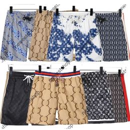 Mélanger le style Designer d'été Shorts pour hommes de luxe Pantalons de plage lettre classique imprimé pantalon court mode casual coton rayé patchwork maille maillot de bain culottes