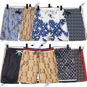 Mix stijl Zomer designer Luxe Heren shorts Strandbroek klassieke brief print korte broek fashion casual katoen gestreept patchwork mesh zwembroek rijbroek