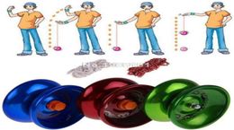 Mix Hele 6 Stuks Legering Kinderen Speelgoed Metalen Lager String Trick Diabolo YoYo Bal Grappige Yoyo1765900