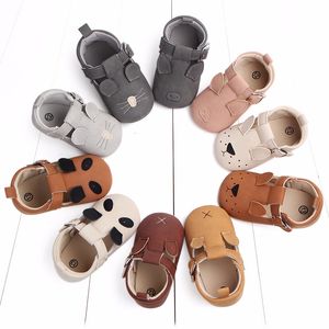 Mélanger en gros 3 paires 0-6M 6-12M 12-18M mignon bébé doux mocassins printemps chat fille baskets enfant en bas âge garçon nouveau-né chaussures premier marcheur