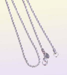 Mixte 16039039 18039039 20039039 22039039 24039039 Women039s collier chaînes 2mm 925 sterli3007238