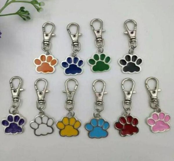 Color de color mixto Cat Bear Bear Path Impresiones de langosta de llave de llave de llave para joyas de bolsas de llavero que fabrican WJL40051523183