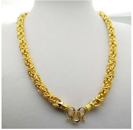 Style mixte 24K or jaune rempli hommes chaîne collier Colorfast faux or chaînes bijoux Multi design pour Choose8903757