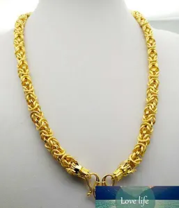 Collar de cadena para hombre relleno de oro amarillo de 24 quilates de estilo mixto, joyería de cadenas de oro falso que no destiñe, diseño múltiple para elegir