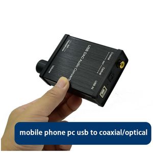 Mixer Dac Mobiele telefoon Lighing Android Typec Pc Usb C naar Optisch Coaxiaal Digitaal Coax Rca Analoog 6.35 Oordopjes Mm Audio Adapter